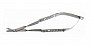 Зажим-ножницы HOOKED LITTAUER SCISSORS, 14 см