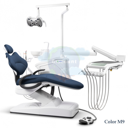 GreenMED S300 COLORFUL – Стоматологическая установка с мягкой обивкой и с нижней подачей