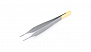 Пинцет Micro-Adson, 1x2-зубый, с ТС вставками, длина 12 см